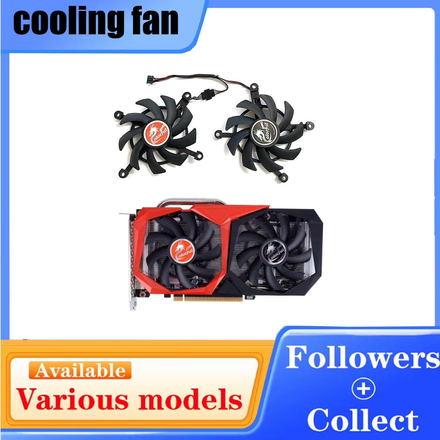 Rtx 4080 Super 16Gb - 85MM Cooling Fan For COLORFUL GeForce