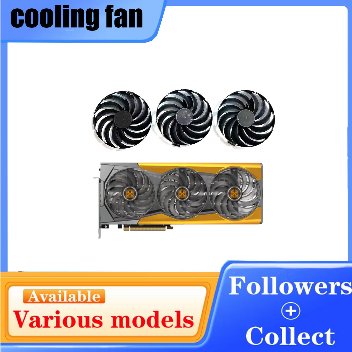 NEW DIY Cooler Fan 95MM FDC10U - Rx 6900 Xt 16Gb ulasan dan harga